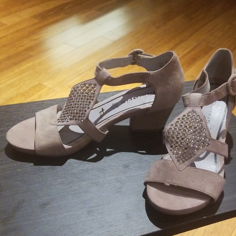 Tamaris Pumps Beige Size 38 Leather